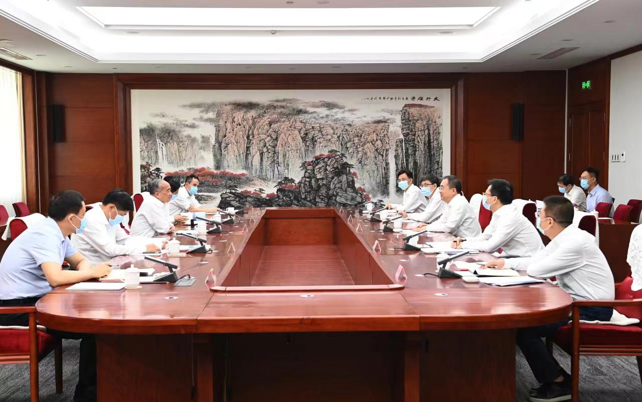 鄒磊拜會山西省委書記、省人大常委會主任林武