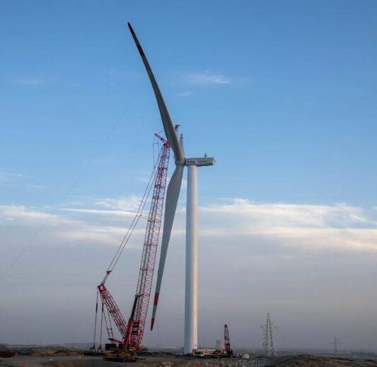 深耕大西北，H171-4MW分散式風電項目成功首吊!