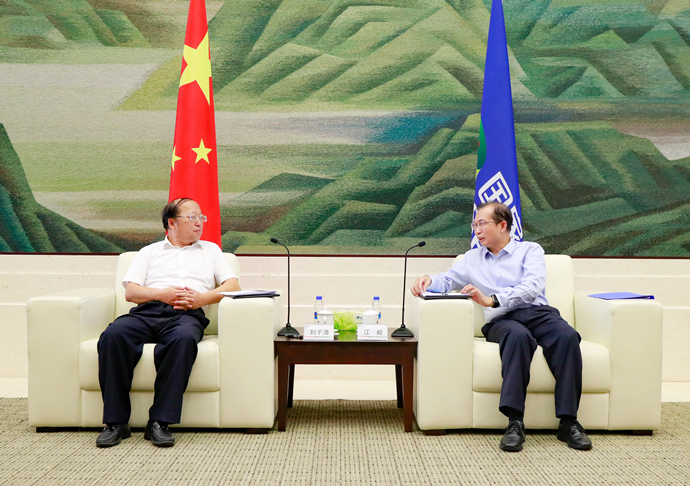 國家電投總經(jīng)理、黨組副書記江毅會見湖北省武漢市委常委、武漢經(jīng)開區(qū)工委書記劉子清