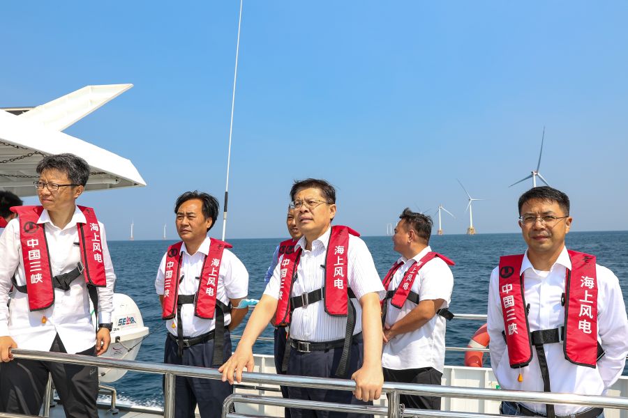 韓君赴廣東陽江、福建福州調(diào)研三峽集團海上風電項目