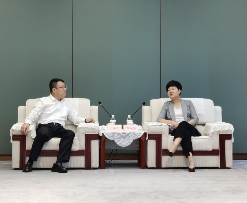 王小軍拜會廣西壯族自治區(qū)黨委常委、常務副主席蔡麗新