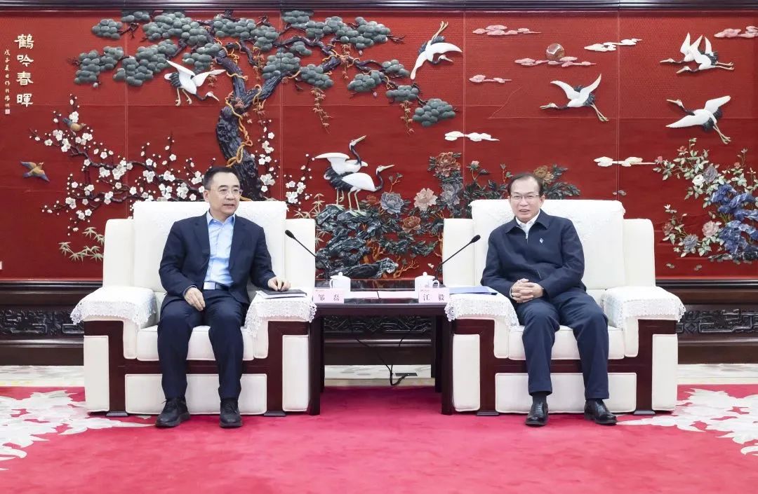 鄒磊、劉明勝拜訪中國(guó)華電董事長(zhǎng)江毅、總經(jīng)理葉向東