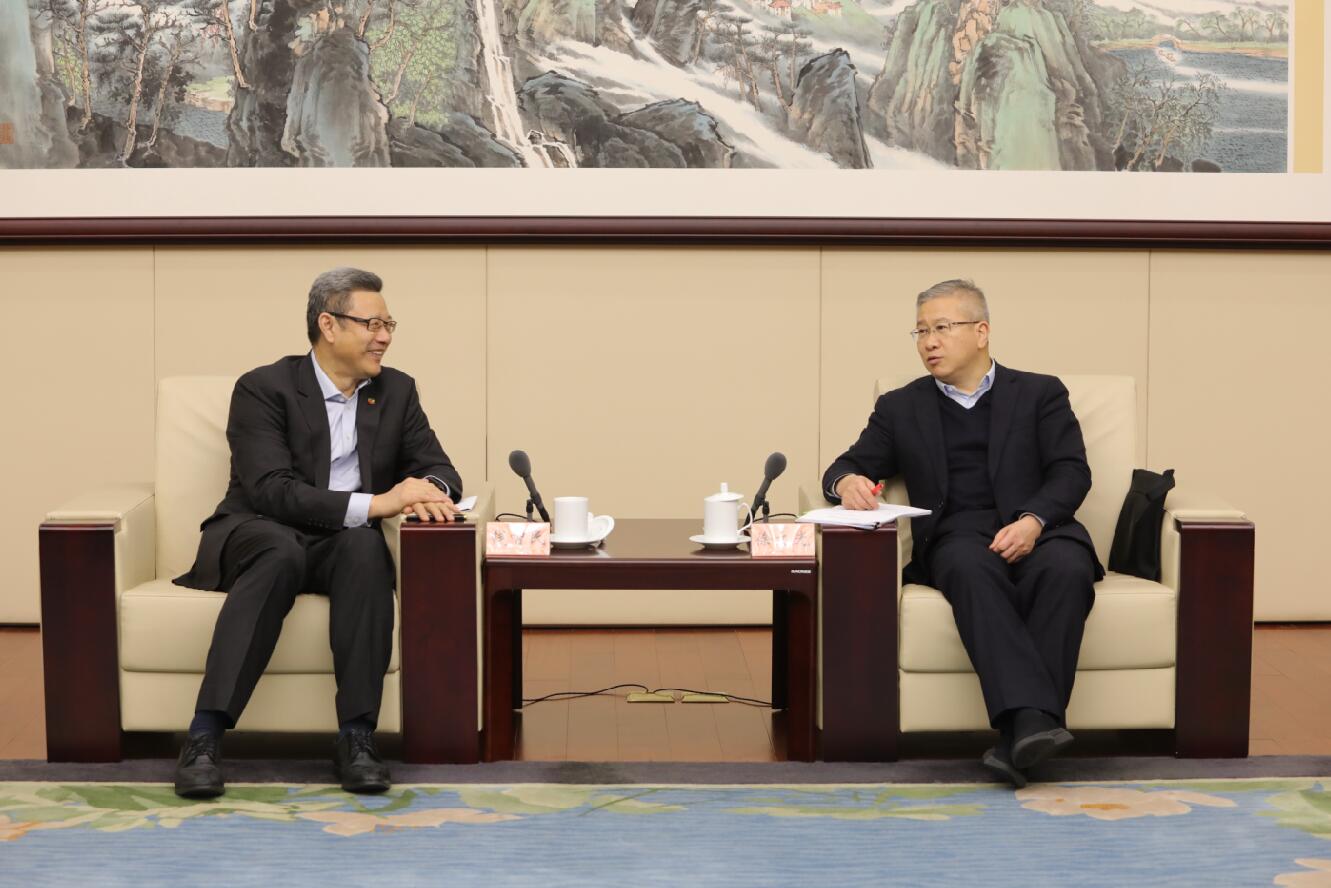 國家電投黨組書記、董事長錢智民拜會浙江省委常委、常務(wù)副省長徐文光