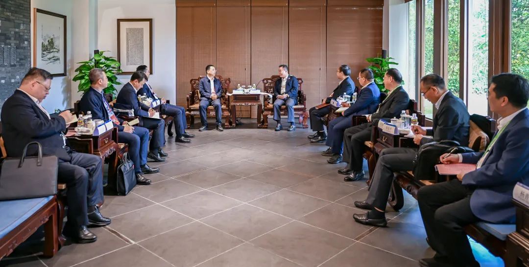 大唐集團(tuán)黨組書記、董事長鄒磊與海南省副省長倪強會談