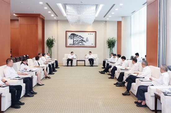 華能集團黨組書記、董事長溫樞剛會見山西省委常委、太原市委書記韋韜