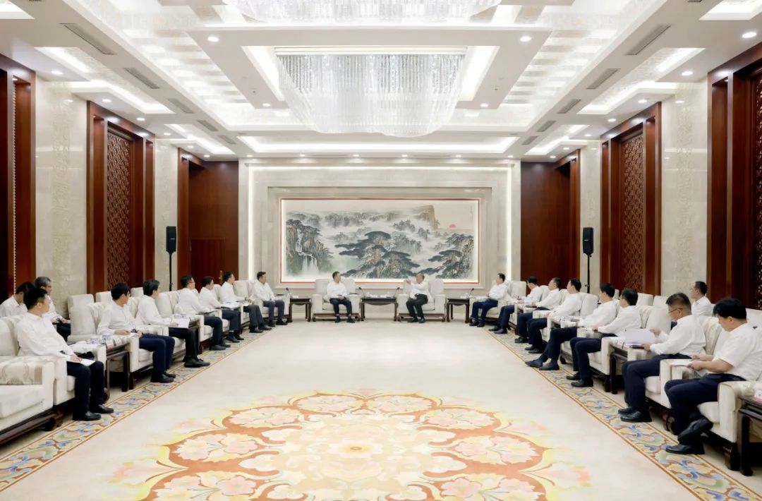 大唐集團(tuán)鄒磊、劉明勝拜會(huì)山東省委書記林武、省長周乃翔