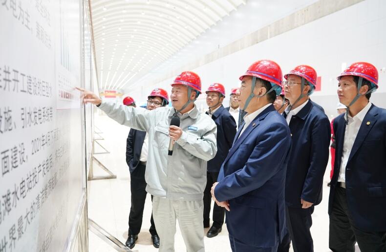 中國能建黨委書記、董事長宋海良赴白鶴灘水電站調(diào)研