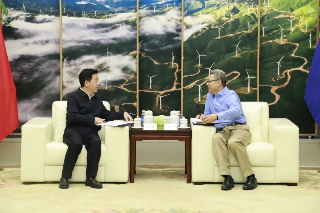 國家電投黨組書記、董事長錢智民會見廣東省韶關(guān)市委書記陳少榮