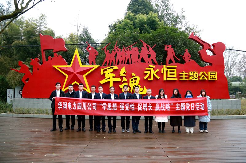 華潤電力四川公司聯(lián)合華潤集團在川企業(yè)開展“學(xué)思想、強黨性、促增長、贏戰(zhàn)略”主題黨日活動