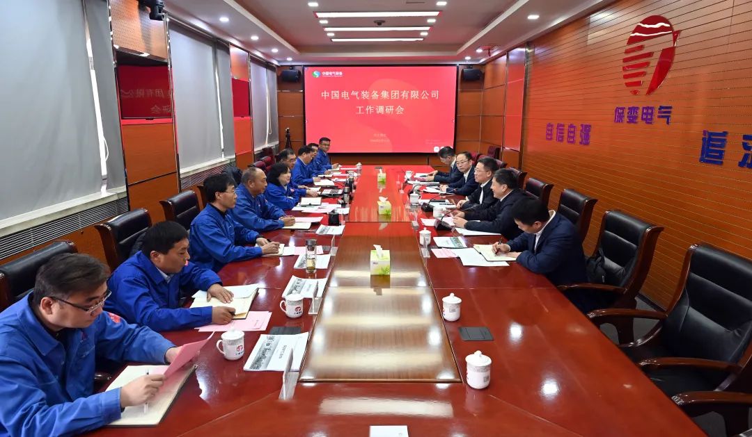 中國電氣裝備集團李洪鳳董事長、周群總經(jīng)理調(diào)